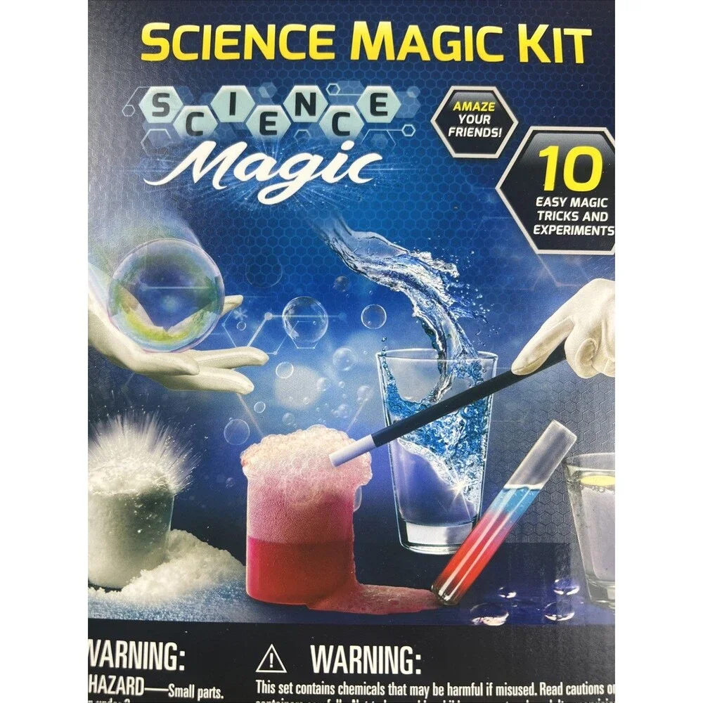 National Geographic STEM Science Magic Kit for Kids Magic 10 Easy Magic Tricks